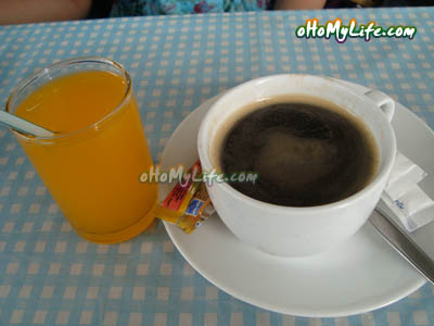 น้ำส้ม กาแฟ น้ำส้ม กาแฟ
